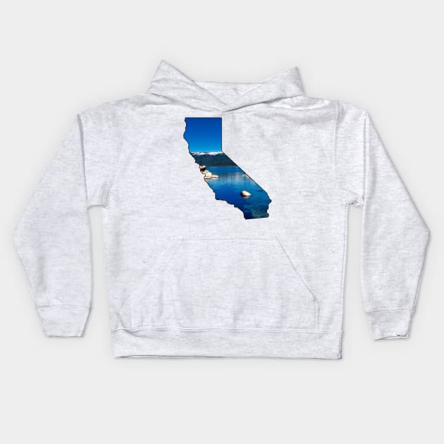 California (Lake Tahoe) Kids Hoodie by gorff